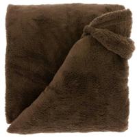 Unique Living plaid justin 200 x 150 cm rocky brown