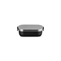 LE CREUSET - On The Go - Lunchbox Mat Zwart 21x15cm 0,90l