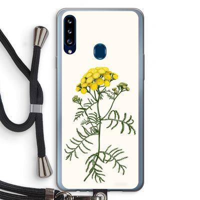 Tansy: Samsung Galaxy A20s Transparant Hoesje met koord