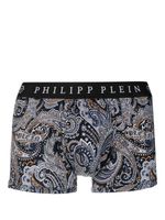 Philipp Plein boxer à motif cachemire - Noir - thumbnail