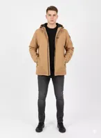 Ombre - Heren Tussenjas - Steekzakken - Rits - Camel