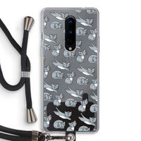 Poezen: OnePlus 8 Transparant Hoesje met koord