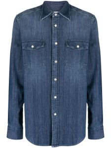 Boglioli denim button-down shirt - Bleu