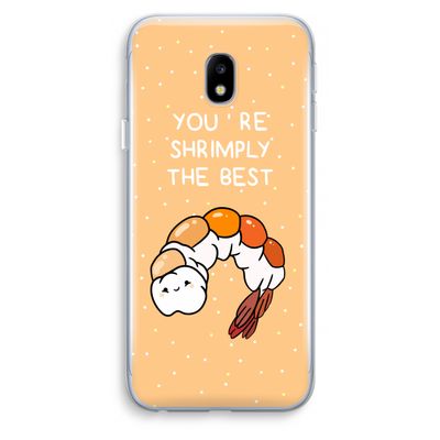 You're Shrimply The Best: Samsung Galaxy J3 (2017) Transparant Hoesje