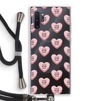 Chicks before dicks: Samsung Galaxy Note 10 Plus Transparant Hoesje met koord