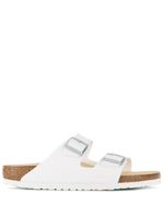 Birkenstock claquettes à détail de boucles - Blanc