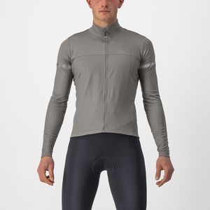 Castelli Fondo 2 lange mouw fietsshirt lichtgrijs heren XXL