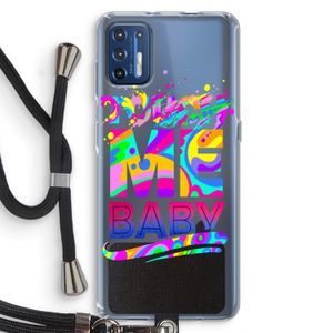 Touch Me: Motorola Moto G9 Plus Transparant Hoesje met koord