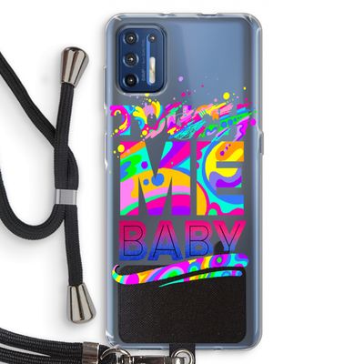 Touch Me: Motorola Moto G9 Plus Transparant Hoesje met koord