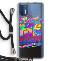 Touch Me: Motorola Moto G9 Plus Transparant Hoesje met koord