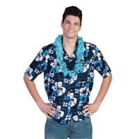 Blauw Hawaii shirt voor heren