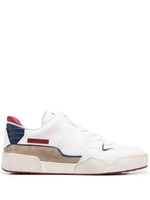 MARANT baskets colour block en cuir - Blanc - thumbnail