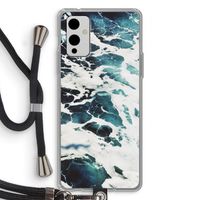 Golven: OnePlus 9 Transparant Hoesje met koord