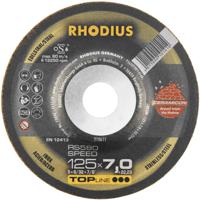 Rhodius 210611 RS580 SPEED Afbraamschijf gebogen Diameter 125 mm Boordiameter 22.23 mm RVS, Staal 1 stuk(s) - thumbnail