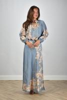 Zimmermann rok Cascadian Bias 3561SSS255 teal blue botanic floral Zimmermann rok Cascadian Bias 3561SSS255 teal blue botanic floral