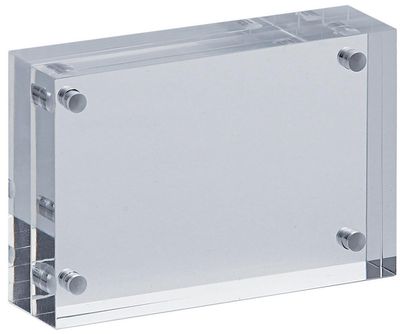 MAUL fotolijst acryl 7.5x5x2cm magnetisch verbonden op de hoeken