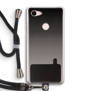 Musketon Halftone: Pixel 3 Transparant Hoesje met koord