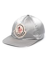 Moncler casquette à patch logo - Gris - thumbnail