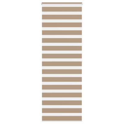 Zebra Blind 90x200 cm stofbreedte 85,9 cm polyester zandbruin