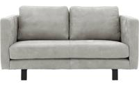 Goossens Excellent Bank Nuance grijs, leer, 2,5-zits, urban industrieel