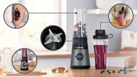 Bosch VitaPower MMB2111S blender 0,6 l Blender voor op aanrecht 450 W Zilver - thumbnail