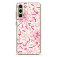 Samsung Galaxy S21FE TPU Case Pink Flowers