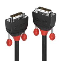LINDY 36256 DVI-kabel DVI Aansluitkabel DVI-D 18+1-polige stekker, DVI-D 18+1-polige stekker 2.00 m Zwart - thumbnail
