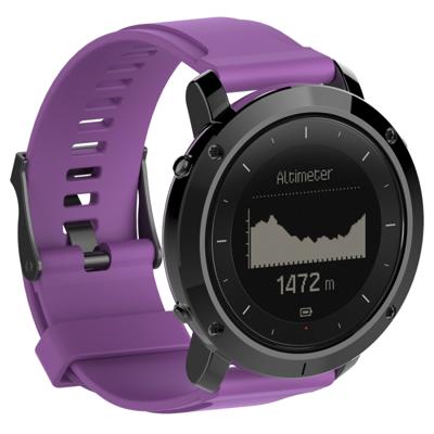 Siliconen vervangende polsband voor SUUNTO traverse (paars)