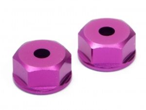 Aluminium bottom shock cap(no groove/purple/2pc