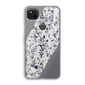 Gespikkelde marmer: Google Pixel 4a Transparant Hoesje