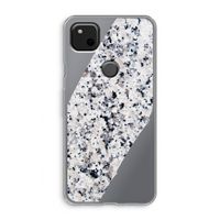 Gespikkelde marmer: Google Pixel 4a Transparant Hoesje