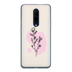 Roses are red: OnePlus 7 Pro Transparant Hoesje