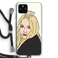 Mary Kate: Pixel 5a 5G Transparant Hoesje met koord