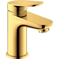 Duravit Wave Wastafelmengkraan - s-size - eengreeps - zonder waste - voorsprong 9.5cm - goud gepolijst wa1010002034 - thumbnail