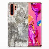 Huawei P30 Pro TPU Siliconen Hoesje Beton Print