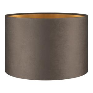 VELVET 30 DRUM LAMPENKAP GRIJS - GOUD