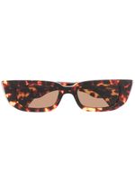 Ambush Eyewear lunettes de soleil Nova effet écaille de tortue - Marron - thumbnail