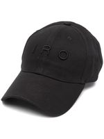 IRO casquette Greb à logo brodé - Noir