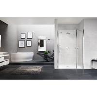 Novellini Young 2.0 Douchedeur - 77-81cm - satin zwart y22p77-4h