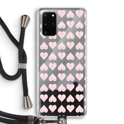 Ass 'n Titties: Samsung Galaxy S20 Plus Transparant Hoesje met koord
