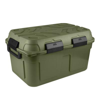 Sunware outdoor/tuin opberg box - waterdicht - groen - 130 liter - 55 x 79 x 43 cm - kunststof
