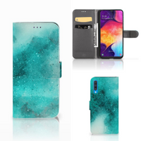 Hoesje Samsung Galaxy A50 Painting Blue