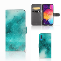 Hoesje Samsung Galaxy A50 Painting Blue - thumbnail