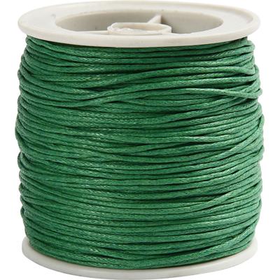 Creativ Company Katoenkoord, dikte 1 mm, groen, 40 m/ 1 rol