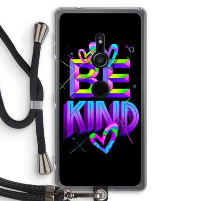 Be Kind: Sony Xperia XZ2 Transparant Hoesje met koord