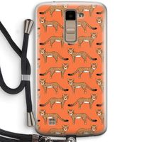 Cheetah: LG K10 (2016) Transparant Hoesje met koord