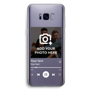 Music Player: Samsung Galaxy S8 Plus Transparant Hoesje