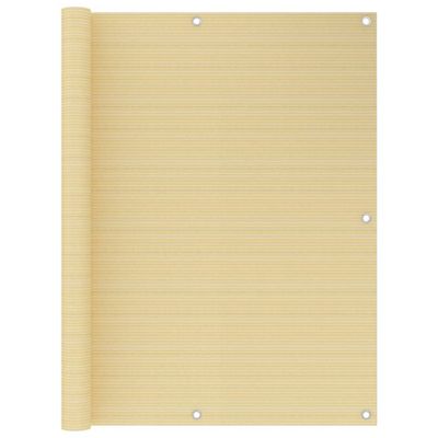 VidaXL Balkonscherm 120x400 cm hdpe beige VidaXL Balkonscherm 120x400 cm hdpe beige