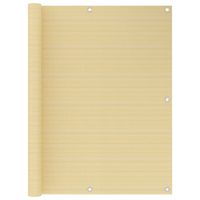 VidaXL Balkonscherm 120x400 cm hdpe beige - thumbnail