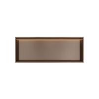 Hotbath &More Inbouwnis - 30 x 80 x 10 cm - met LED-verlichting - Tuscan Bronze
